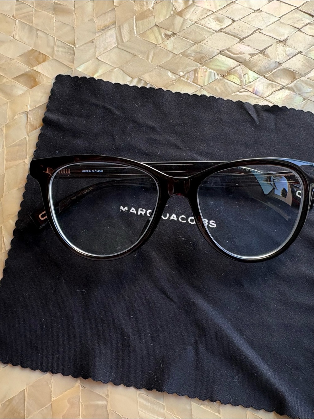 Marc Jacobs Black Rounded Optical Frames